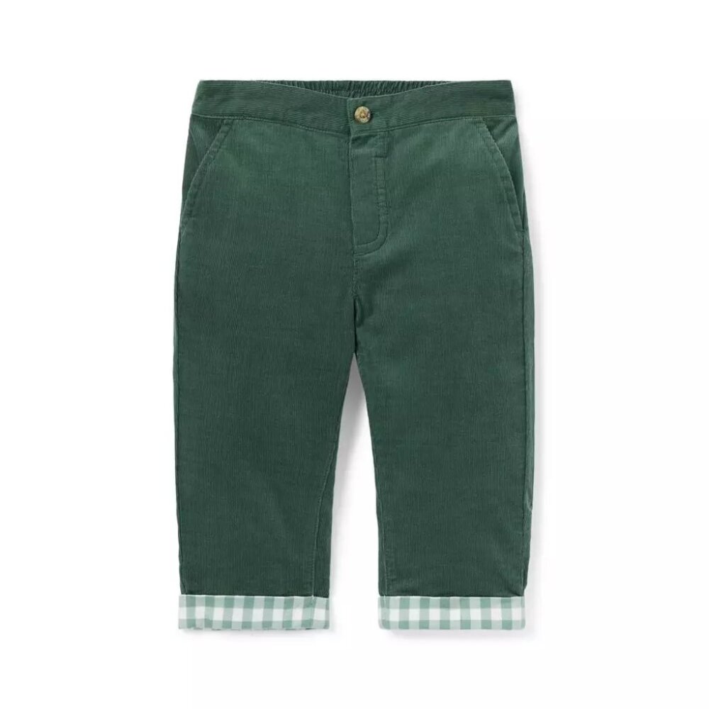 NWT Janie and Jack Baby Corduroy Pant | 6-12 Mo | Topiary Green